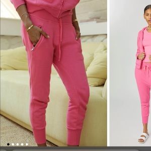 COPY - NWT Sincerely Jules for Bandier Juniper Jogger in Bright Rose Sz Small